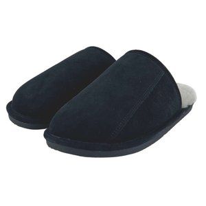 Tilley | Men's Leather Slippers | Navy | Various Sizes